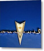 1959 Pontiac Bonneville Emblem Metal Print