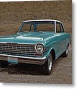 1962 Chevy Ii Metal Print