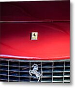 1963 Ferrari 250 Gt Lusso Grille Emblem -0824c Metal Print