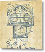 1963 Jukebox Patent Artwork - Vintage Metal Print