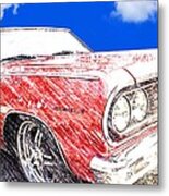 1964 Malibu Ss Metal Print