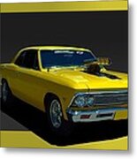 1966 Chevelle Dragster Metal Print
