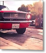 1966 Ford Mustang Convertible Metal Print