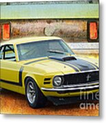 1970 Boss 302 Mustang Metal Print
