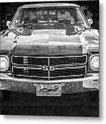 1970 Chevy Chevelle 454 Ss Bw   #2 Metal Print