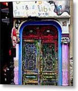 Artistic Door In Paris France #3 Metal Print