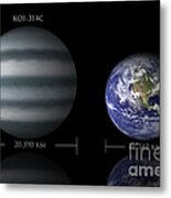 Artists Depiction Of The Size #2 Metal Print