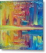 City Lights Metal Print