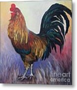 Fanciful Rooster #2 Metal Print