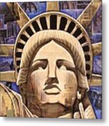 Lady Liberty Metal Print