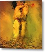 Lovers Metal Print