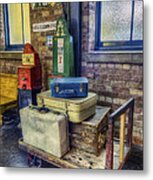Luggage At The Station #2 Metal Print