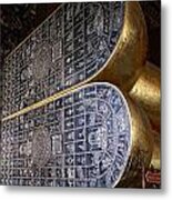 Mother Of Pearl Images From The Feet Of The Buddha At Wat Pho #2 Metal Print