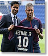 Neymar Signs For Psg #2 Metal Print