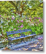 Park Bench Metal Print