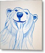 Polar Bear #2 Metal Print