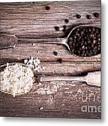 Salt And Pepper Vintage #2 Metal Print