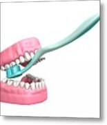 Tooth Brushing Technique #2 Metal Print