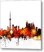 Toronto Canada Skyline Metal Print