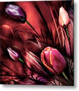Tulips Abstrackt #2 Metal Print