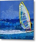 Windsurfing #2 Metal Print