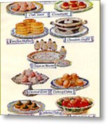 1920s Uk Food Magazine Plate #3 Metal Print