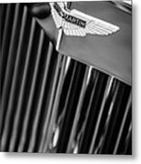 1934 Aston Martin Mark Ii Short Chassis 2-4 Seater Grille Emblem #3 Metal Print