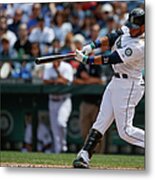 Cleveland Indians V Seattle Mariners Metal Print
