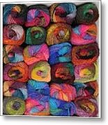 Colorful Knitting Yarn #2 Metal Print