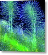 Diatoms On Red Algae #3 Metal Print