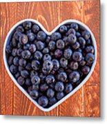 Fresh Picked Organic Blueberries #3 Metal Print