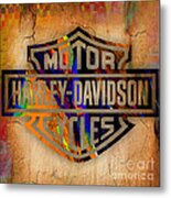 Harley Davidson Cycles #3 Metal Print