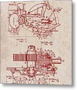 John Deere Tractor Patent 1933 #3 Metal Print
