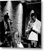 Miles Davis And Buster Williams At The Penthouse Metal Print