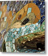 Parc Guell In Barcelona Spain #3 Metal Print
