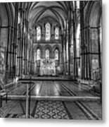 Rochester Cathedral Interior Hdr. #3 Metal Print