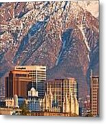 Salt Lake City Skyline #3 Metal Print