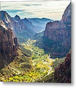 Zion National Park In Autumn #3 Metal Print