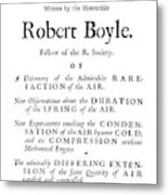 Robert Boyle (1627-1691) #31 Metal Print