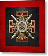 33rd Degree Mason - Inspector General Masonic Jewel Metal Print