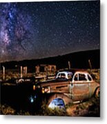 '37 Chevy And Milky Way #37 Metal Print