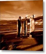 3woodenmen - Okanagan Lake Metal Print