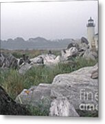 Coquille River Lighthouse #4 Metal Print