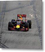 F1 Grand Prix Of Singapore - Qualifying #4 Metal Print