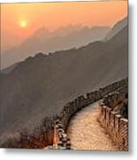 Great Wall Sunset #4 Metal Print