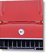 1957 Chevrolet Corvette Grille #5 Metal Print