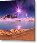 Alien Planet, Artwork #5 Metal Print