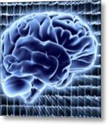 Brain Activity #5 Metal Print