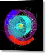 Particle Collisions #5 Metal Print