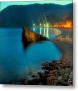 5 Terre Monterosso Beach In Passeggiate A Levante Metal Print